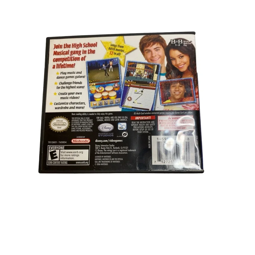 High School Musical Makin The Cut Nintendo DS 2006